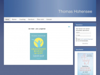 thomas-hohensee.com Webseite Vorschau