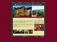weingut-burg.com Webseite Vorschau