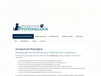 pfotenglueck.com Webseite Vorschau