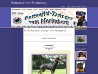 rottweiler-vom-moritzberg.de Webseite Vorschau