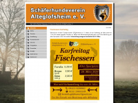 schaeferhundeverein-alteglofsheim.info Webseite Vorschau