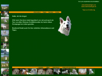 weisseschaeferhunde.com Webseite Vorschau
