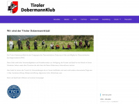 tiroler-dobermannklub.com Webseite Vorschau