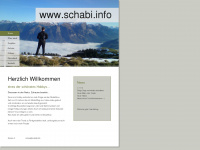 schabi.info Webseite Vorschau