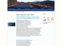 alpen-motorradfahrer.com Webseite Vorschau