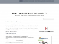 muellensiefen.com Webseite Vorschau