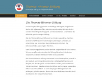 thomas-wimmer-stiftung.de Webseite Vorschau