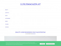 luxusmagazin.at Webseite Vorschau