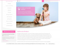 kinder-asthma.com Webseite Vorschau