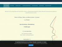 sprachtherapie-berlin.com Webseite Vorschau