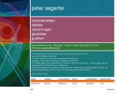 peteraegerter.com Webseite Vorschau