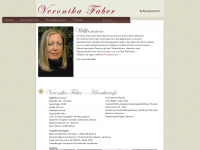 veronika-faber.com Webseite Vorschau