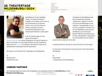 theatertage-mildenburg.com Webseite Vorschau