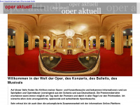oper-aktuell.info Webseite Vorschau