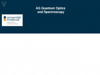 quantumoptics.at Webseite Vorschau