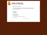 kater-schorsch.com Webseite Vorschau