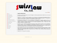 swisslawnet.com Webseite Vorschau