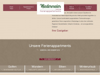 niedermeier-grafenau.com Webseite Vorschau