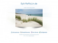 sylt-rerolin.de Webseite Vorschau