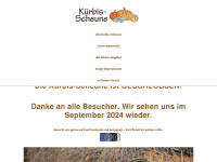 kürbis-scheune.de Webseite Vorschau