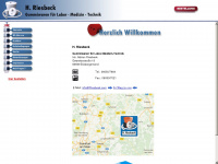 riesbeck.com Webseite Vorschau