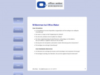 officeweber.com Webseite Vorschau