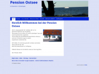 pension-ostsee.com Webseite Vorschau