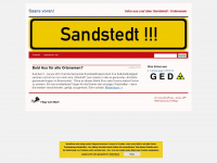 sandstedt.info Webseite Vorschau