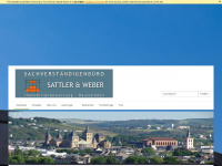 sattler-weber.com Webseite Vorschau
