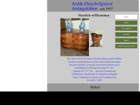 antiquitaeten-dusch.com Webseite Vorschau