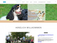 spaniel-club.ch Webseite Vorschau