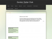 gordon-setter.de Webseite Vorschau