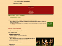 percussionland.de Webseite Vorschau
