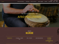 afro-percussion.ch Webseite Vorschau