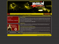 merlin-disco.de Webseite Vorschau
