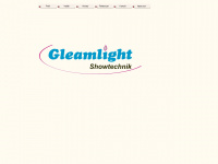 gleamlight.de Webseite Vorschau