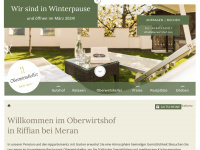 oberwirtshof.com Webseite Vorschau