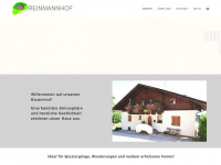 reinmannhof.com Webseite Vorschau