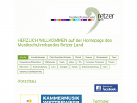 musikschuleretz.com Webseite Vorschau