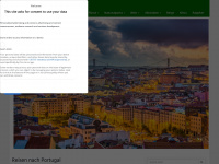 portugal-reisen.net Webseite Vorschau