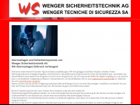 wengersicherheitstechnik.com Webseite Vorschau
