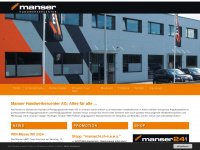 manserag.com Webseite Vorschau