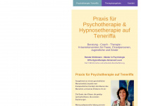 psychotherapie-teneriffa.com Webseite Vorschau