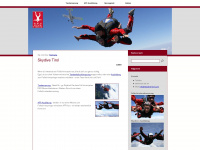 skydive-tirol.com Webseite Vorschau