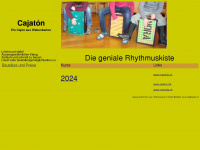 cajaton.ch Webseite Vorschau
