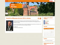 cdu-herten.info Webseite Vorschau