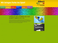 albert-gmbh.com Webseite Vorschau