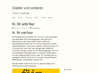 lanthaler.net Webseite Vorschau