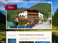 weiherhof.com Webseite Vorschau