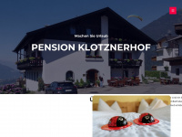 klotznerhof.com Webseite Vorschau